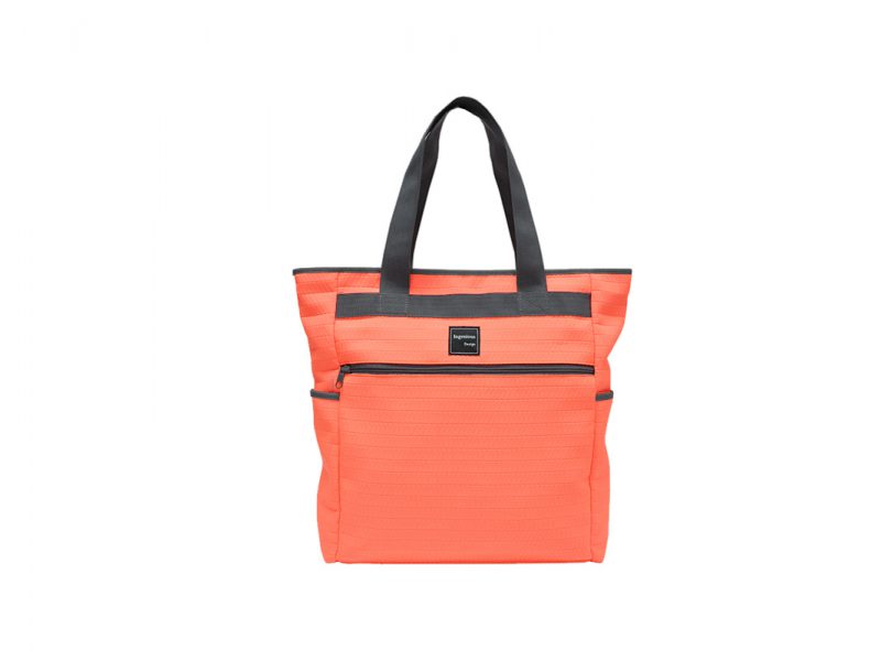 Neon Tote Bag in Neon Orange Front