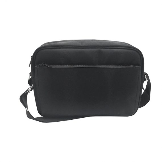 Men Messenger bag in black front