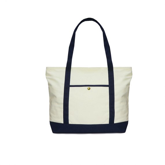 Canvas Tote 21001 White Color Front