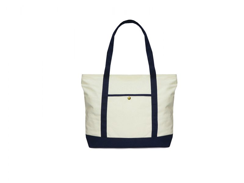 Canvas Tote 21001 White Color Front