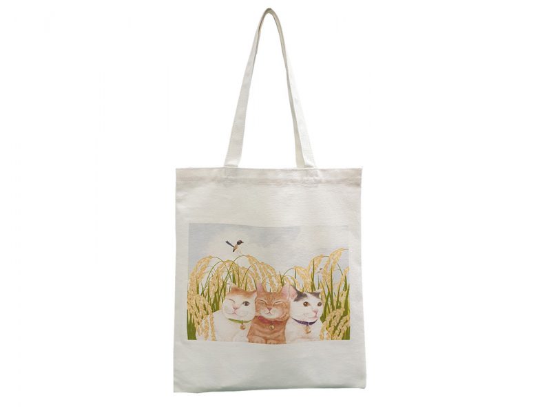 Canvas Tote - 2202-Cat Field