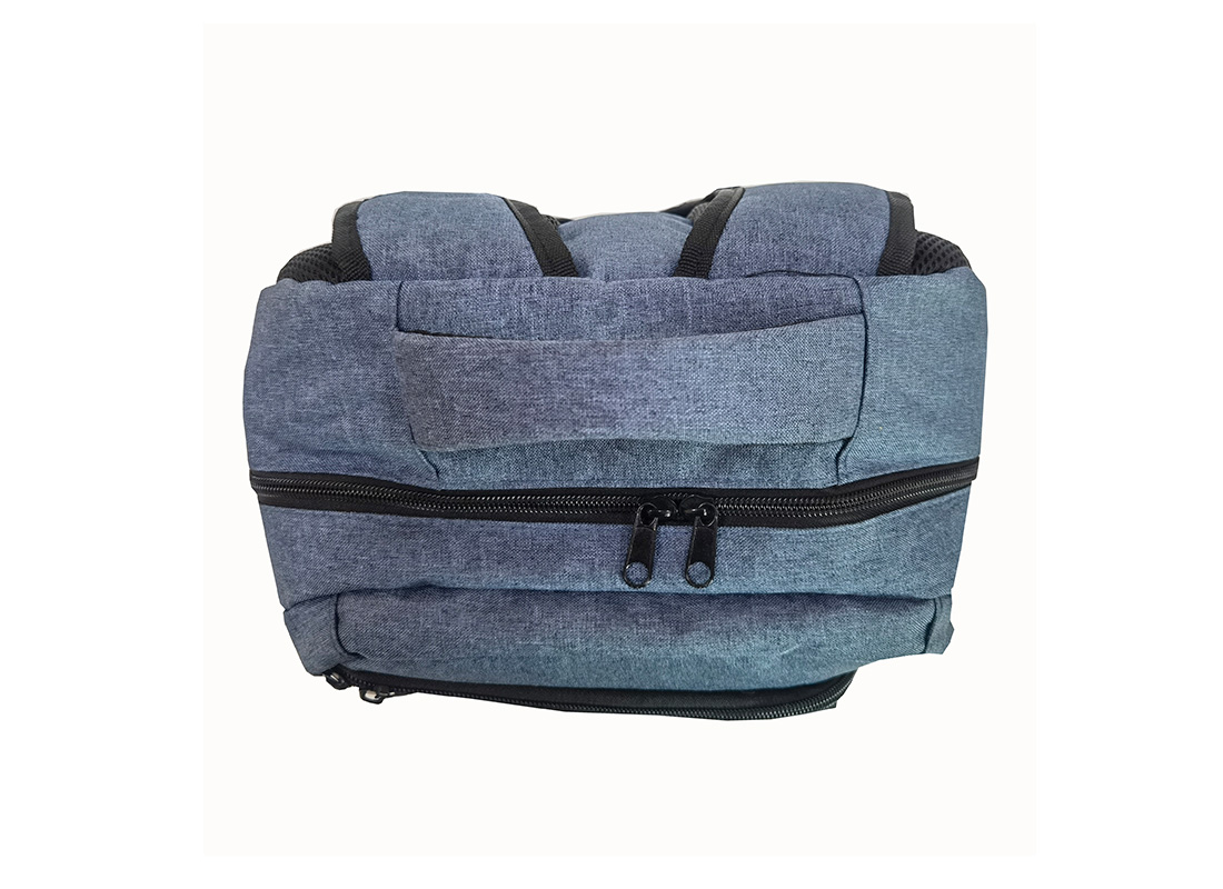 Carryall diaper backpack - 23005 - Grey Blue Top