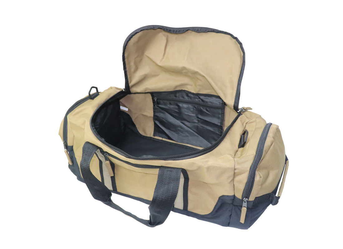 Woodland Travel Bag - 22014 - Yellow Brown Open