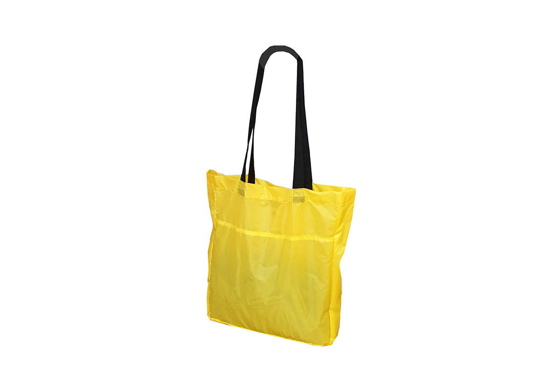 Foldable Shopping bag 21009 yellow r side