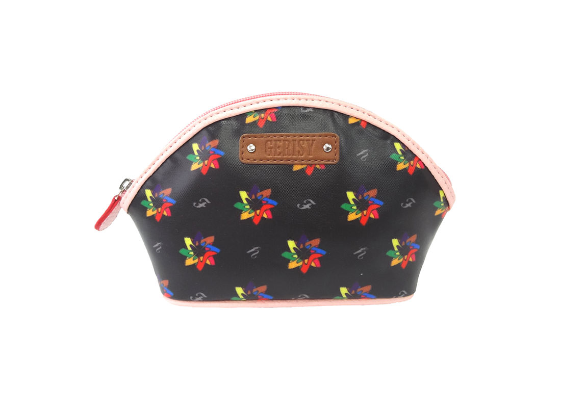 Kaleidoscopic pattern cosmetic Bag