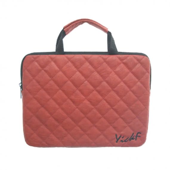 Quilted 10" Laptop Bag in Coral