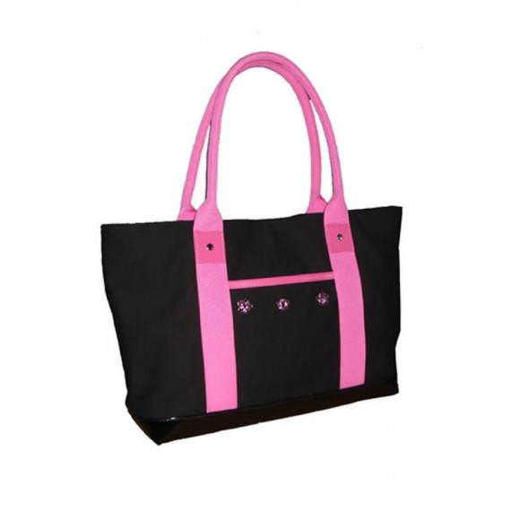 Black Canvas Tote Bag