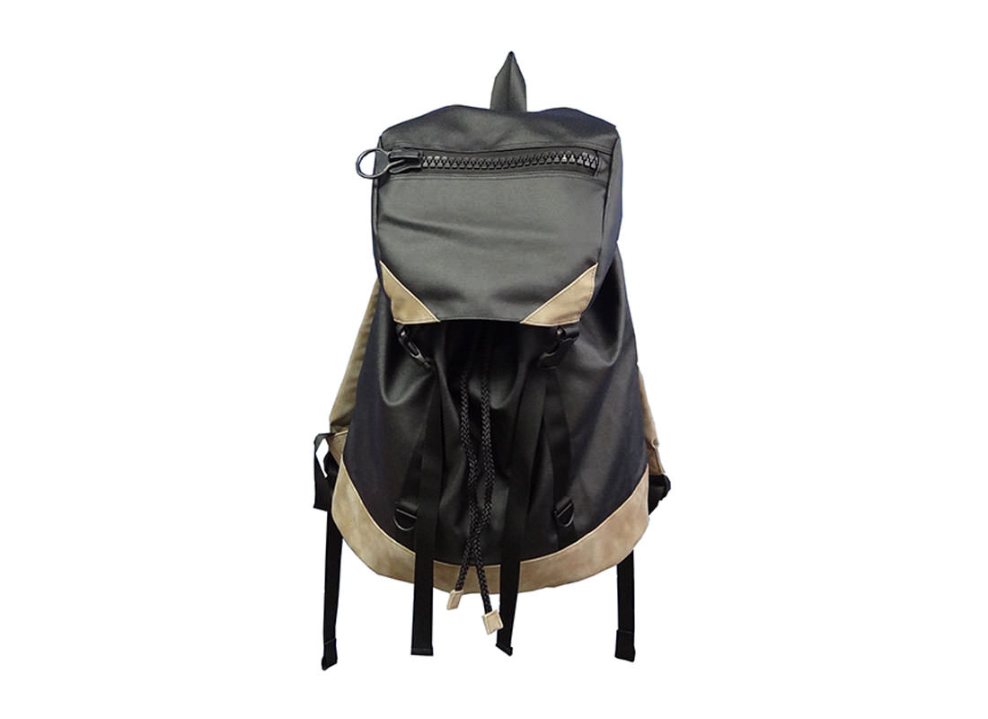 Large Backpack with Flap Closure