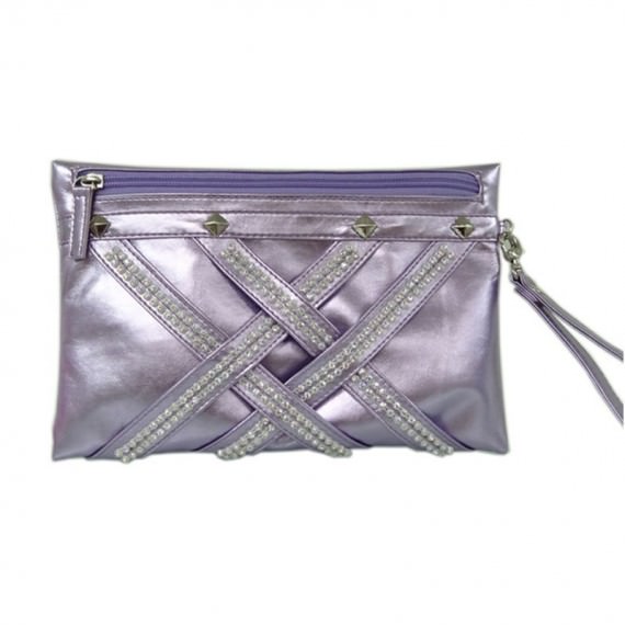 Purple Clutch Bag