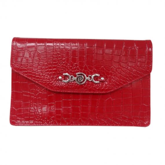 Faux Crocodile Clutch bag