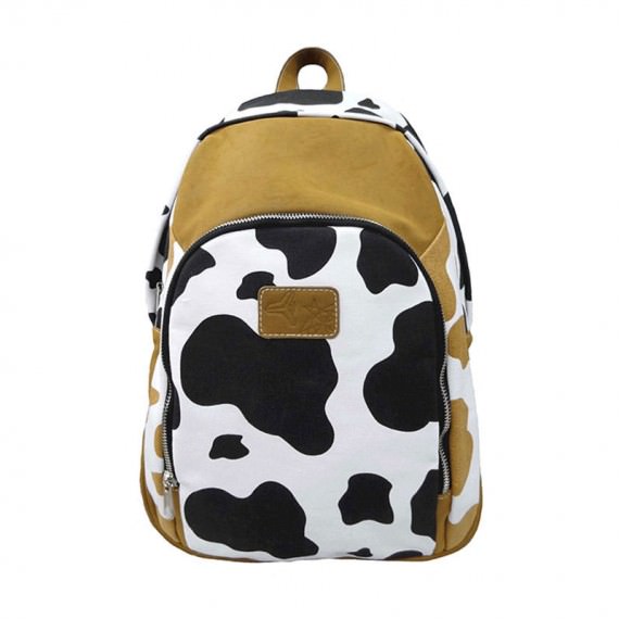 Cow Print Backpack