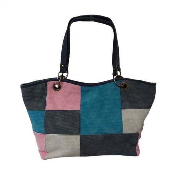 Mondrian Pattern Tote Bag