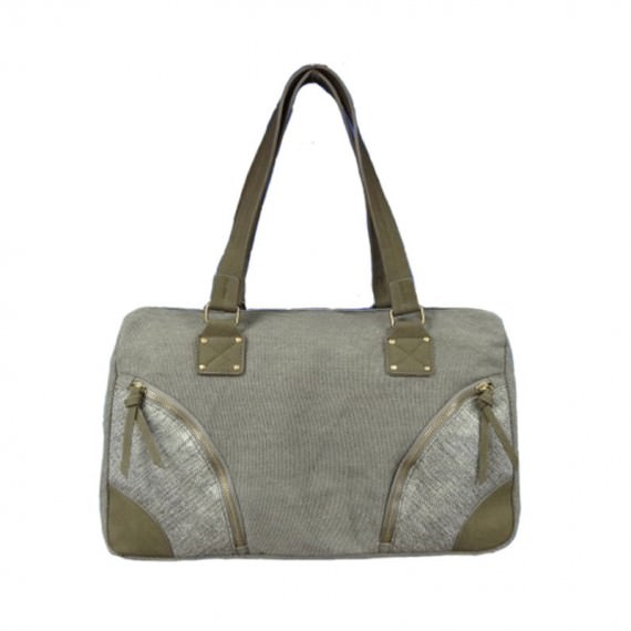 Canvas Boston Tote Bag