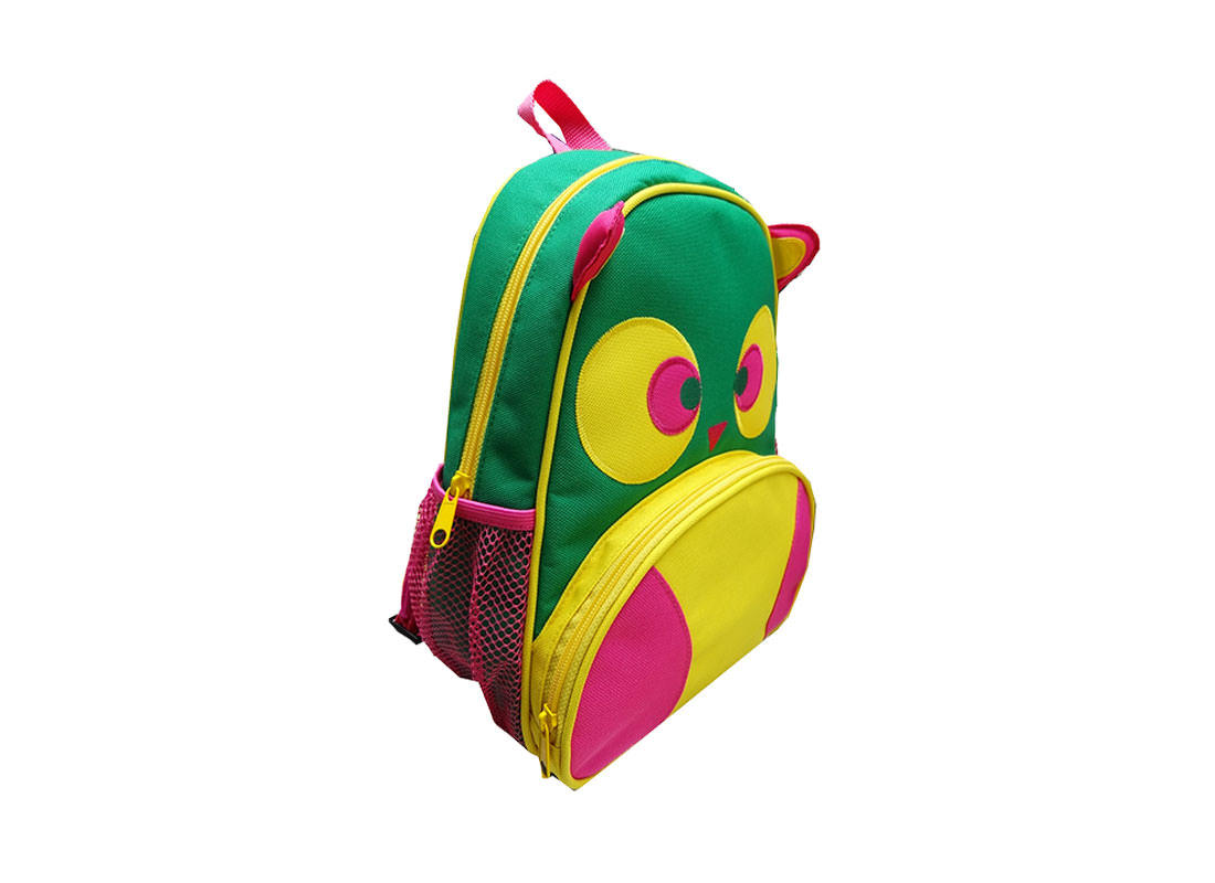 Owl Shaped Backpack for Children Side