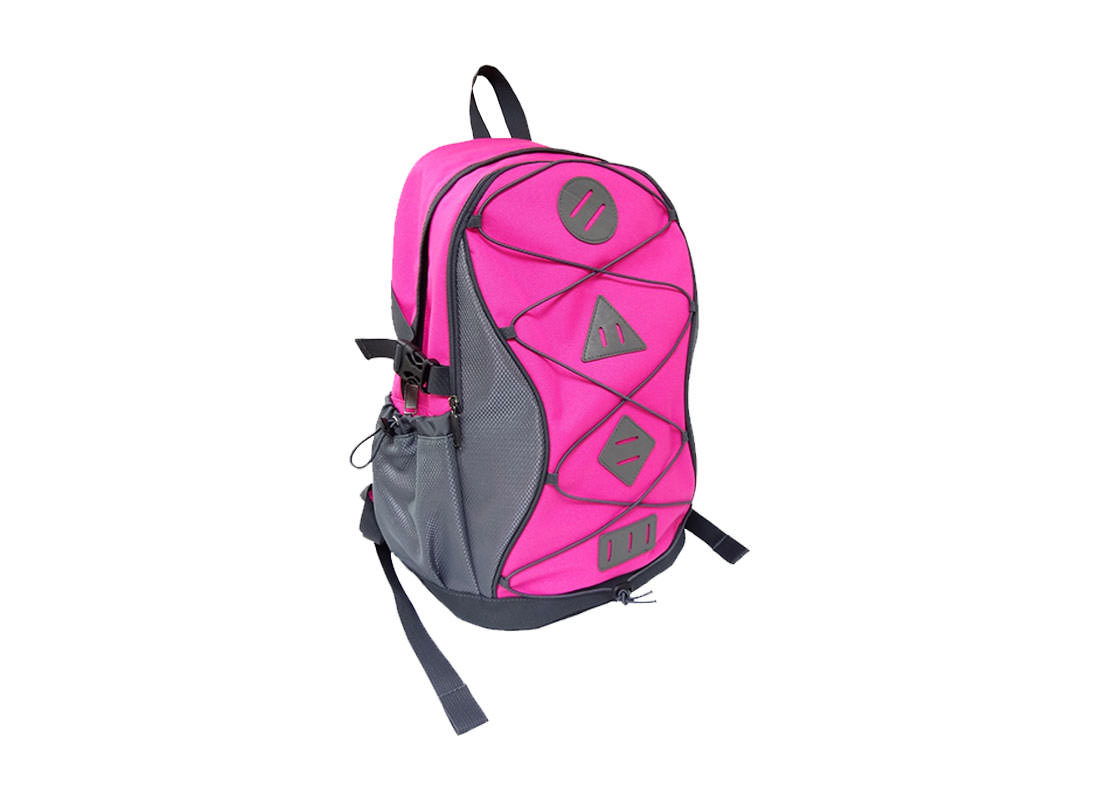 women sporty backpack in Pink L Side