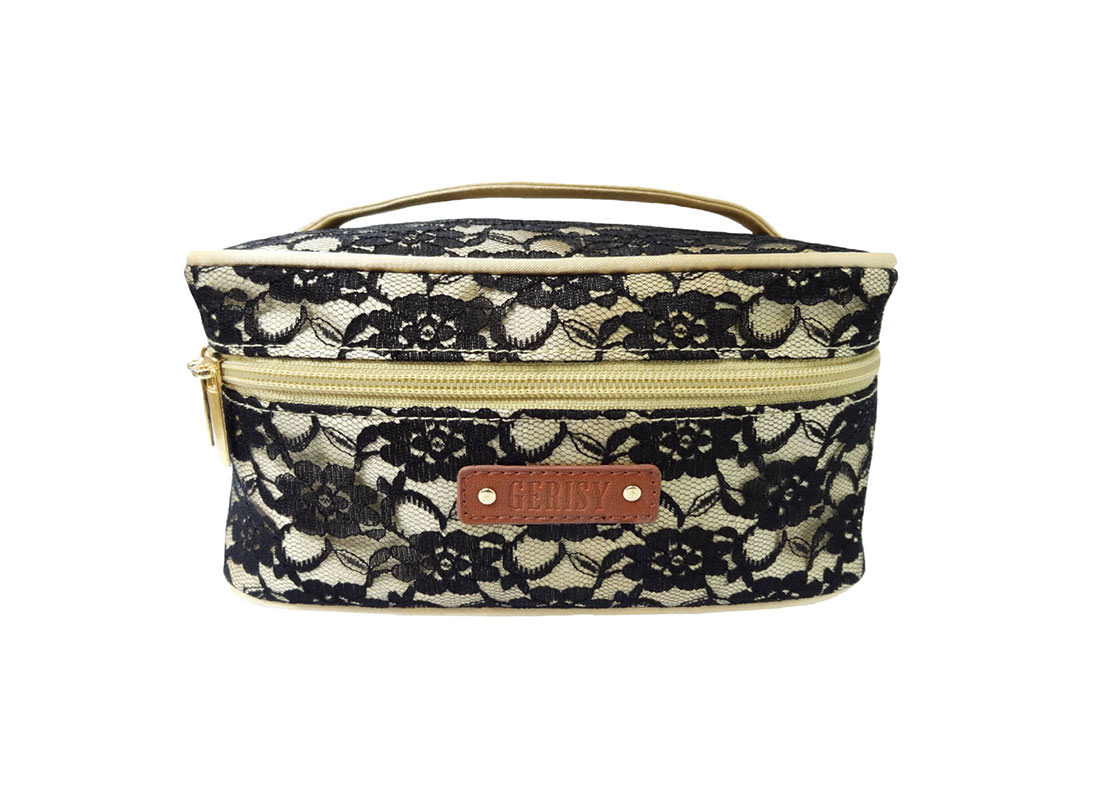 Black Lace Bag Cosmetic bag