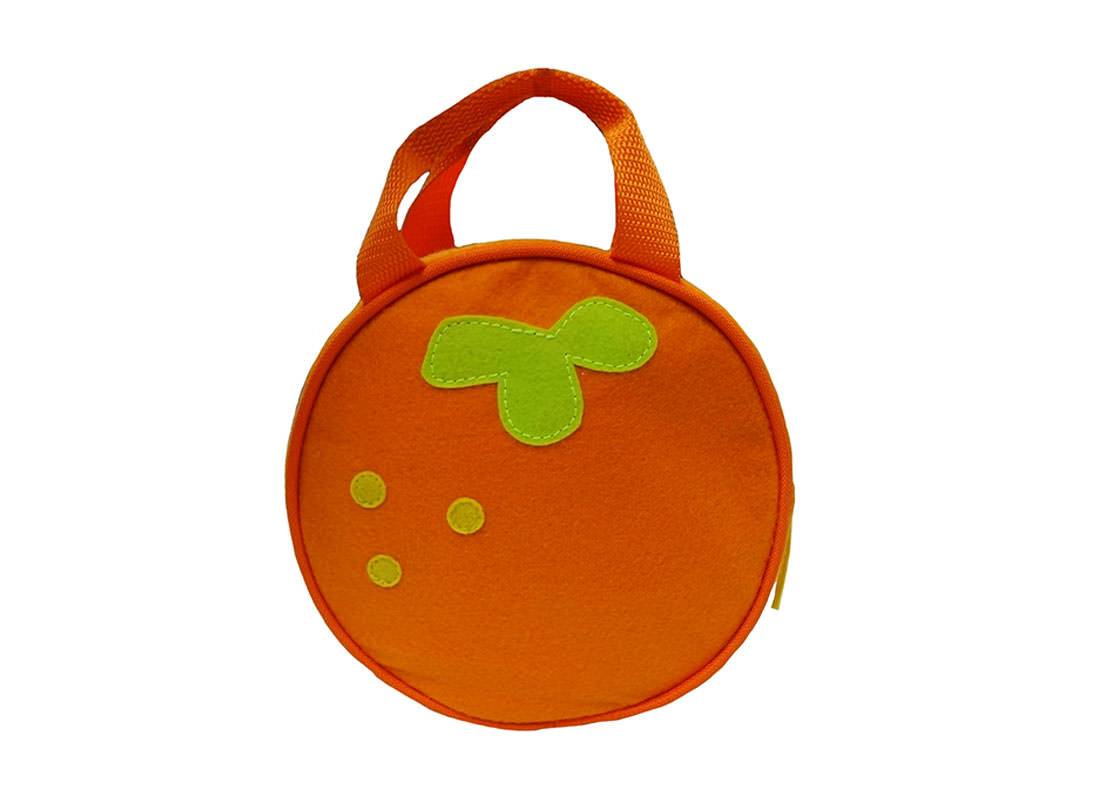 Orange Handbag for Children back