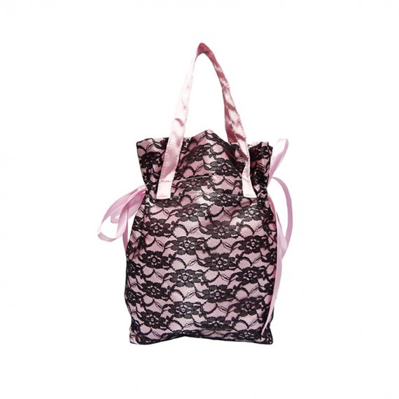 small drawstring bag with handle