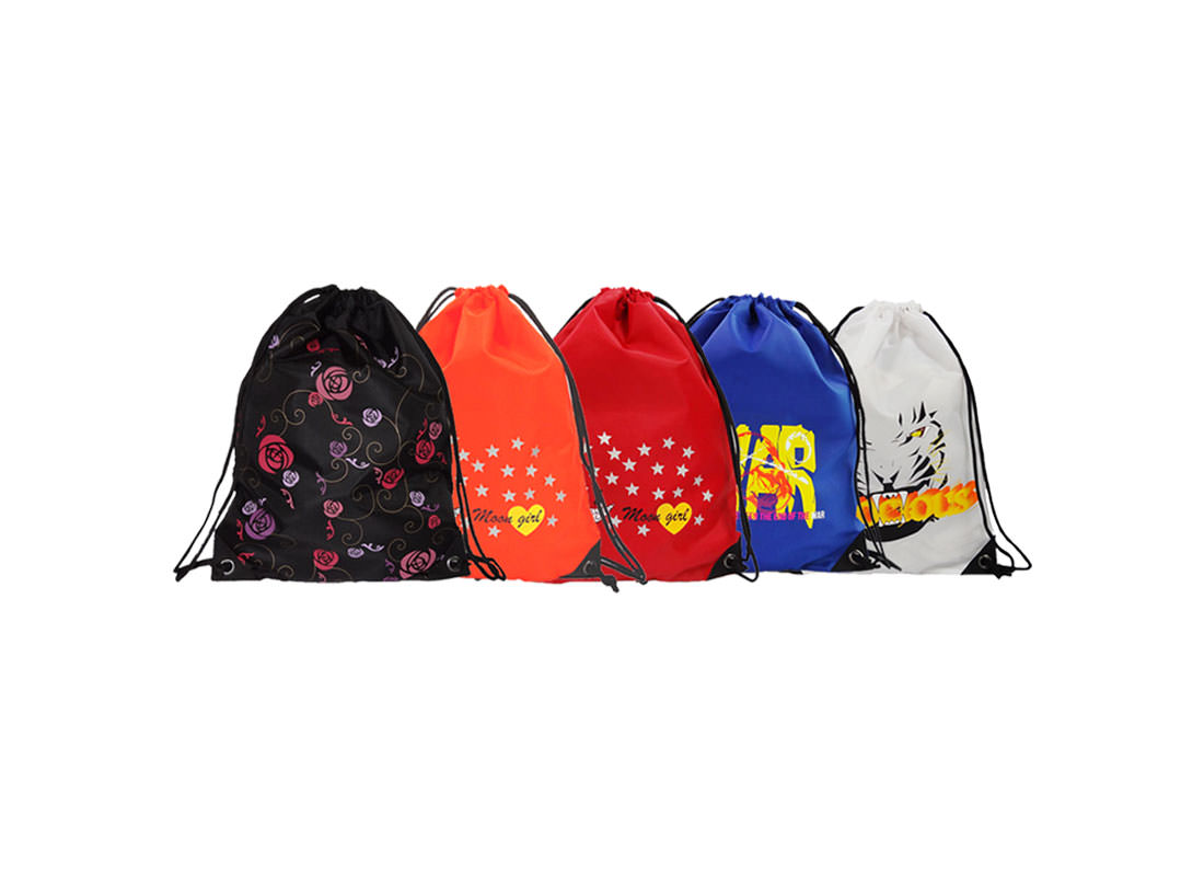 drawstring sport bag 5 pcs