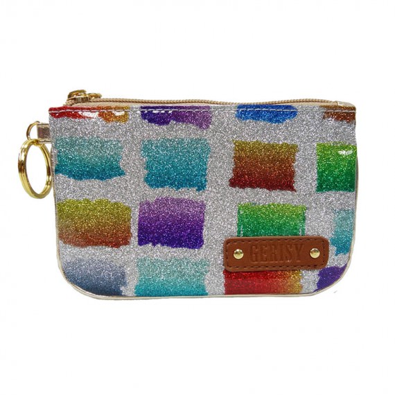 Colorful Glitter Zipper pouch