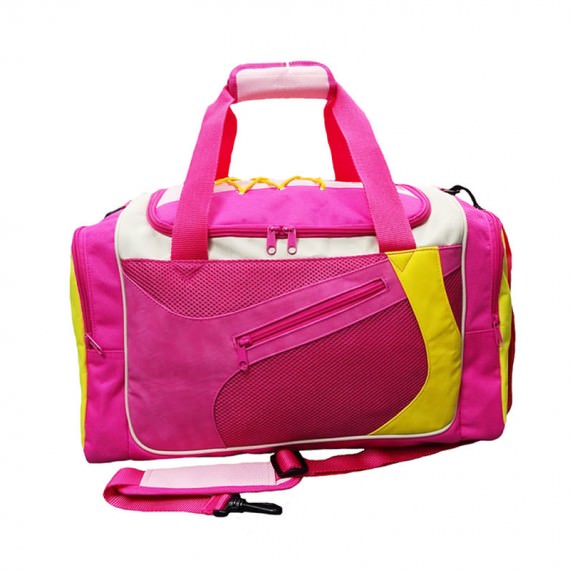 Pink Sport Bag with Shoe Pocket