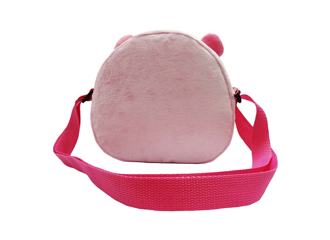 Pinky Piggy shoulder bag for children back