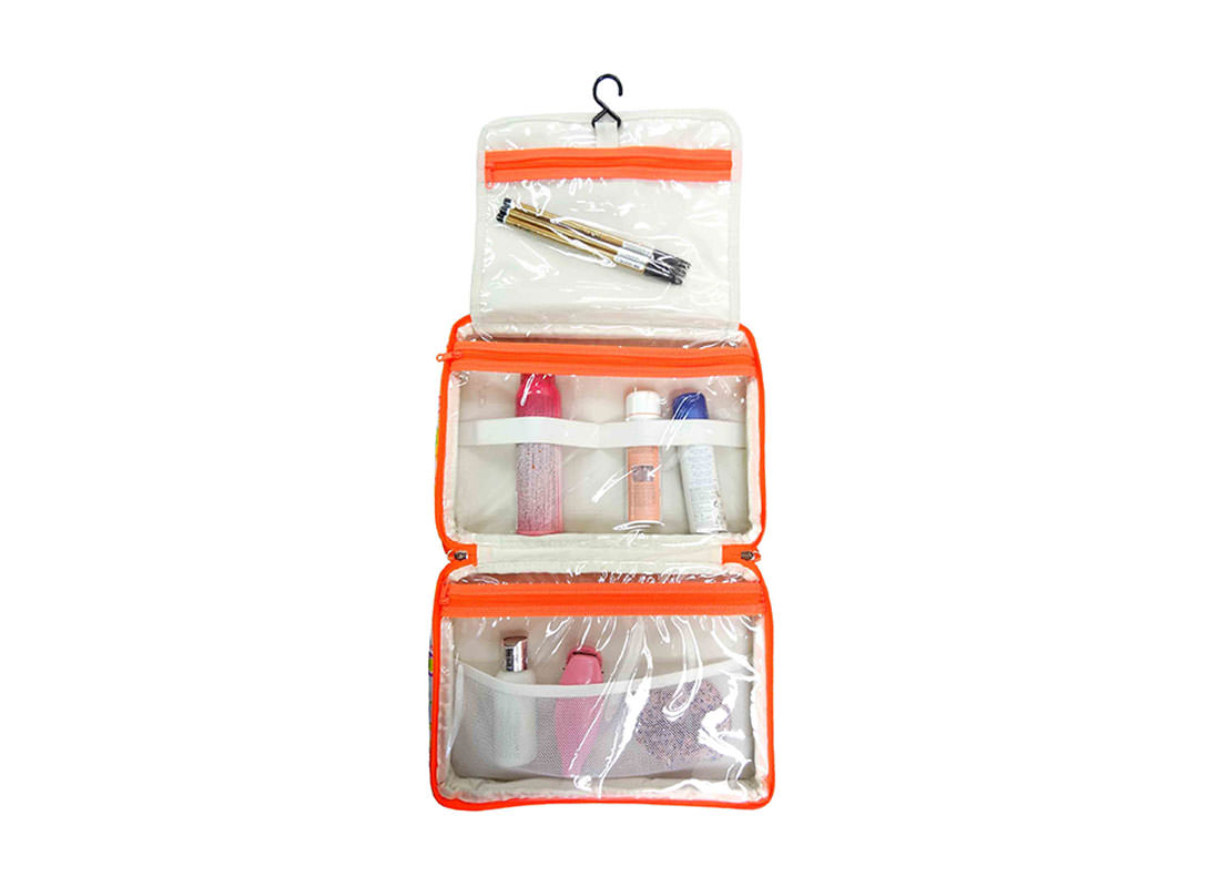 Travel Hanging Toiletry Bag Open