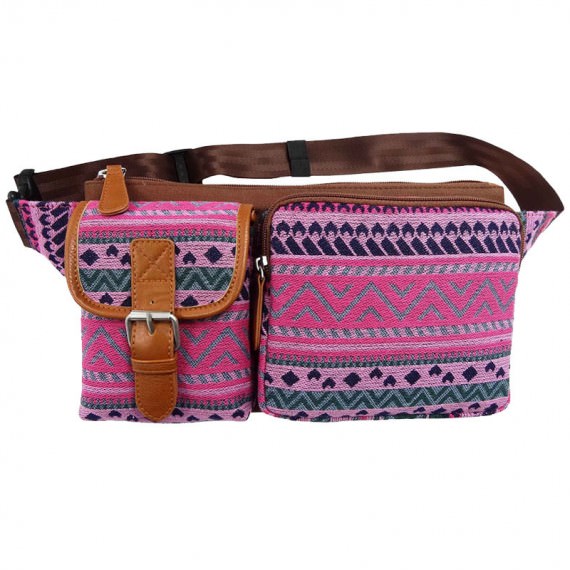 Folk Style Pattern Waist Pack for Women