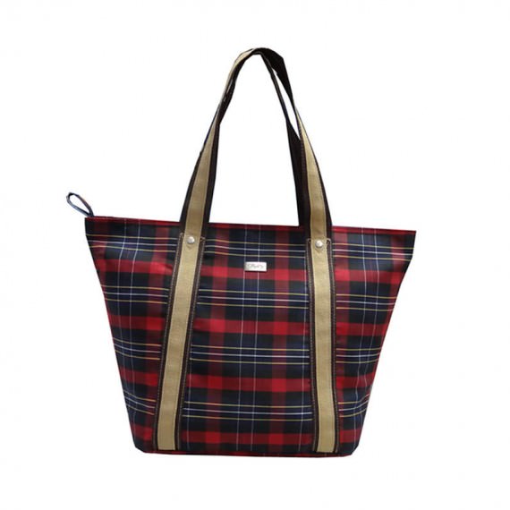 Plaid Tote Bag