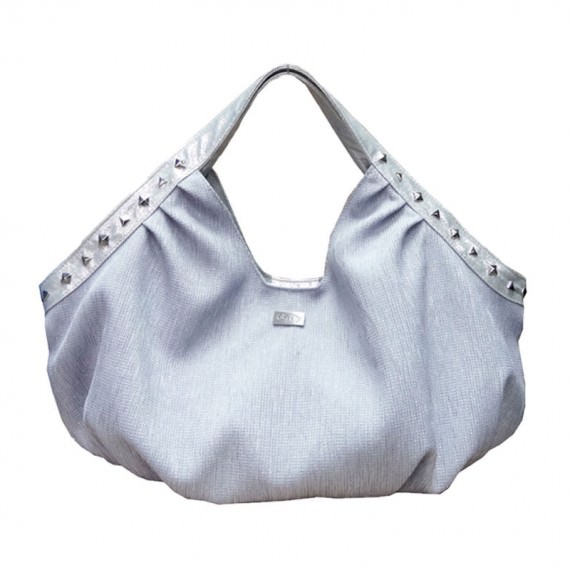 Fashion Women Handbag in Silver Color