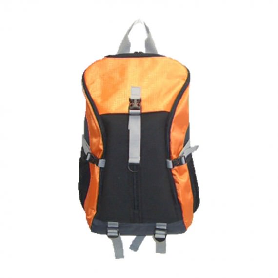 Large Backpack in Orange & Black