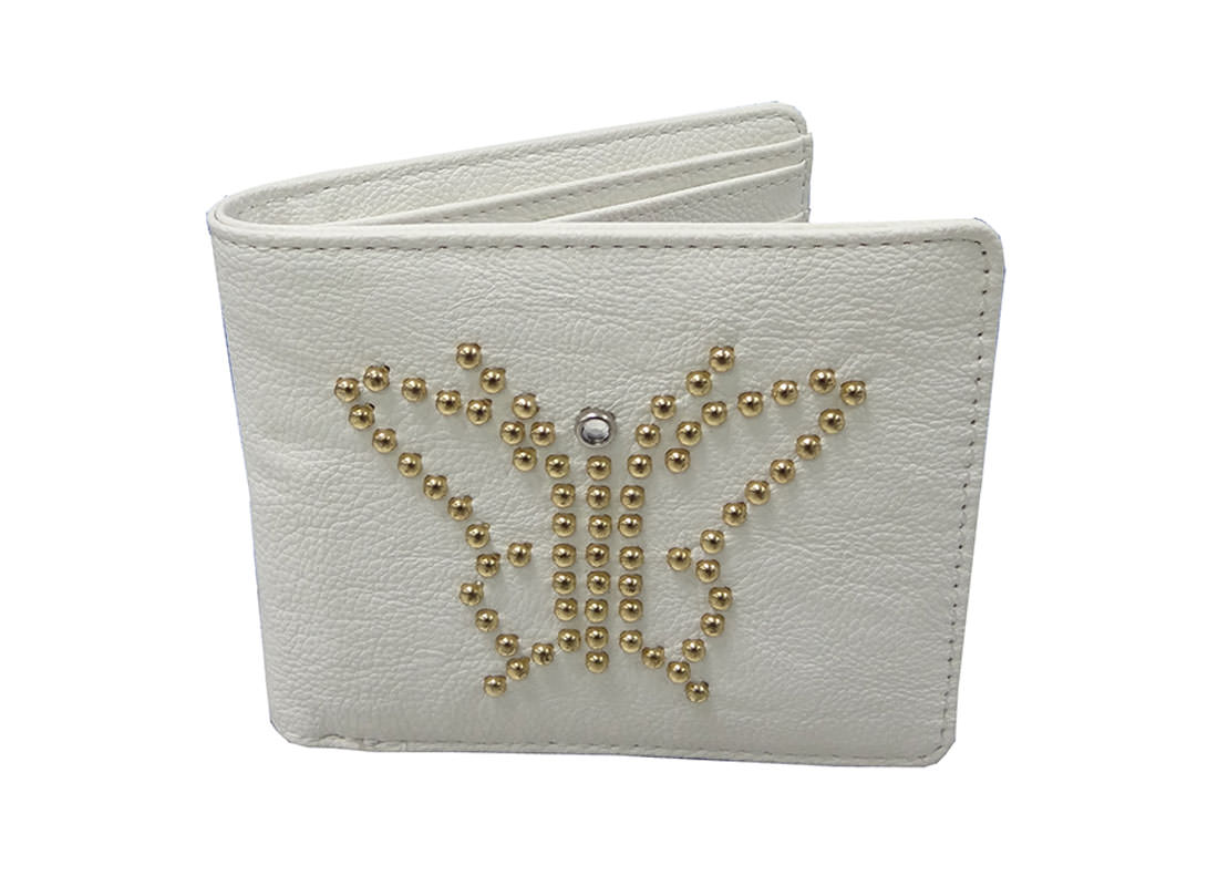 Short Wallet in White