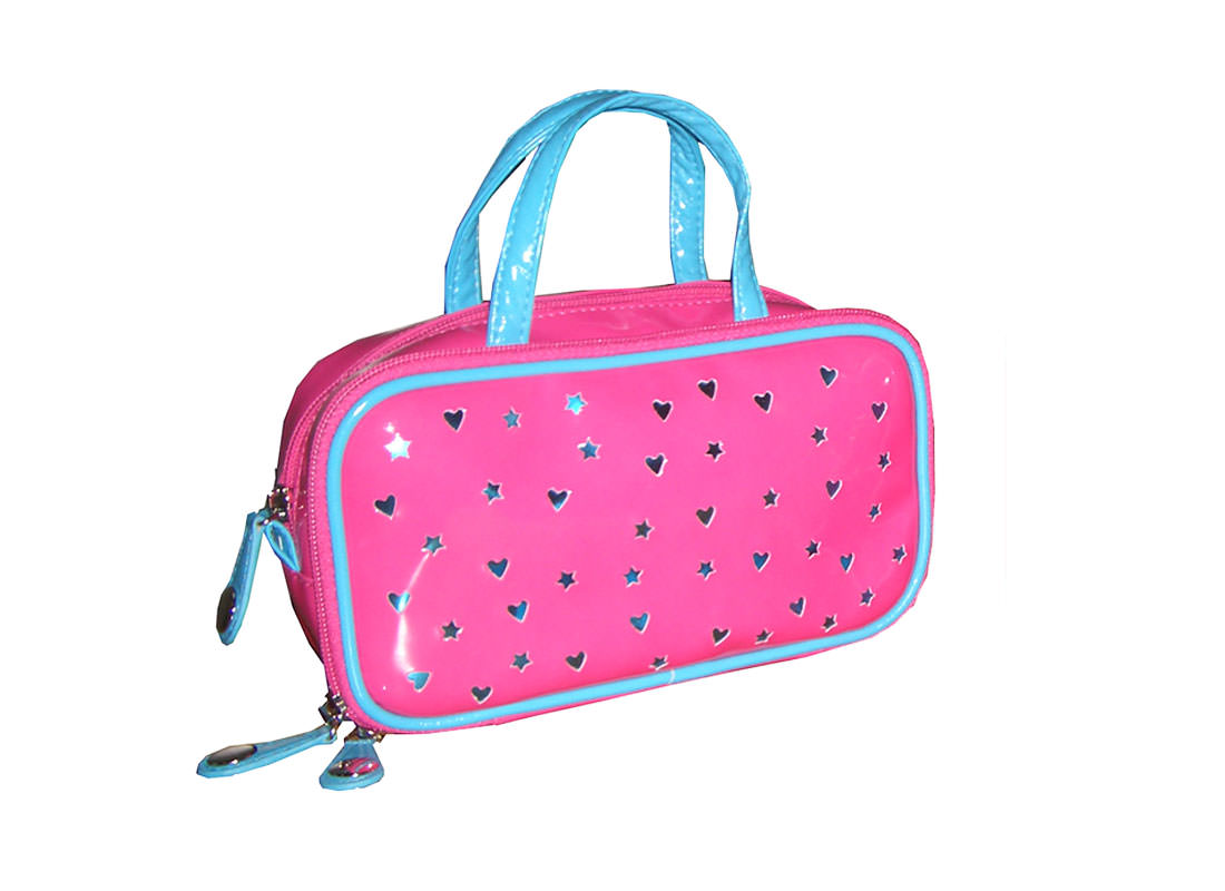 Long Cosmetic Bag with Handle