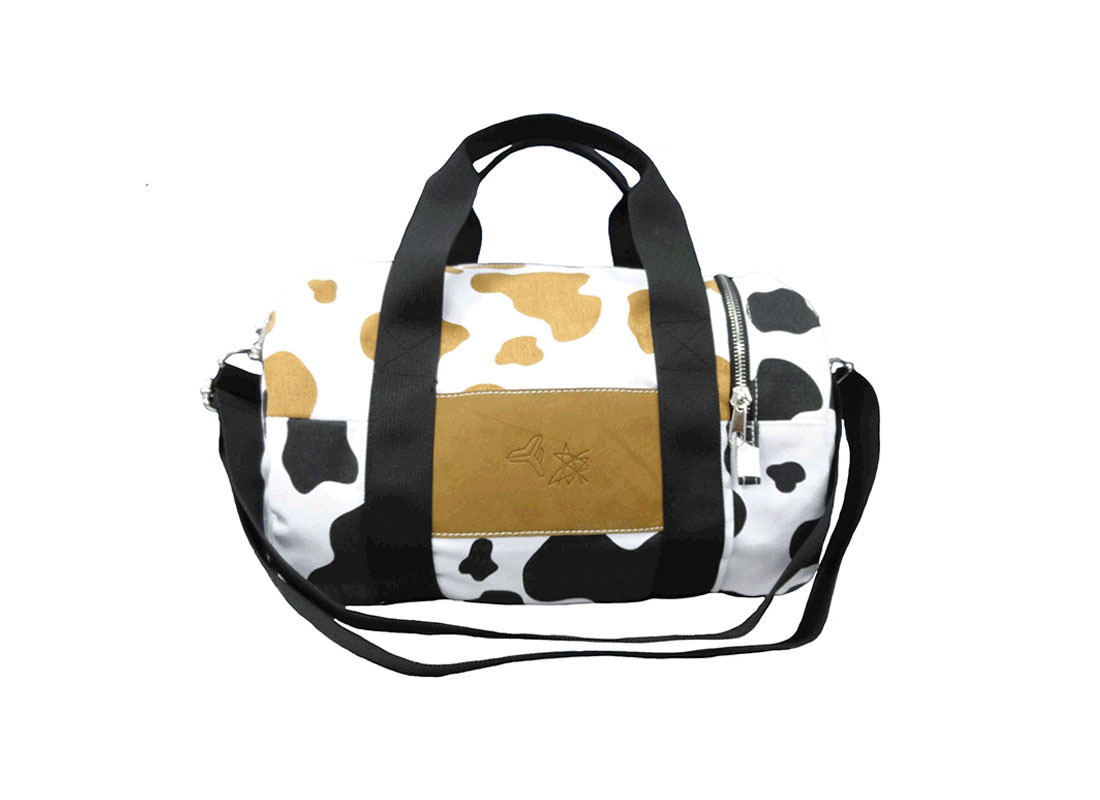 Cow Print Duffel Bag