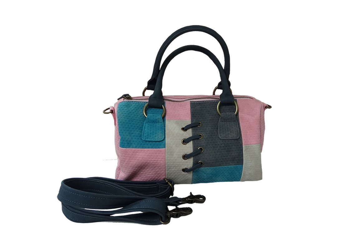 Mondrian Inspired Boston Bag