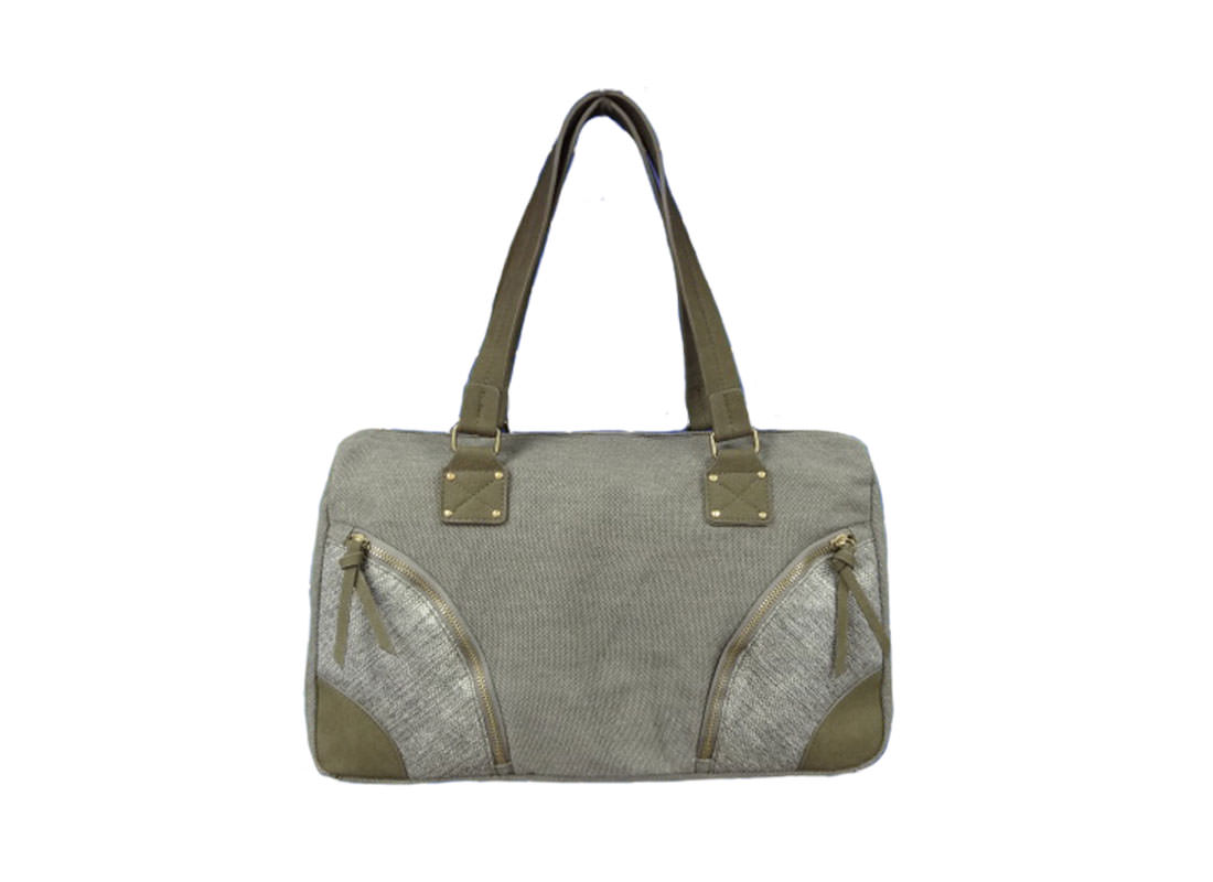 Canvas Boston Tote Bag