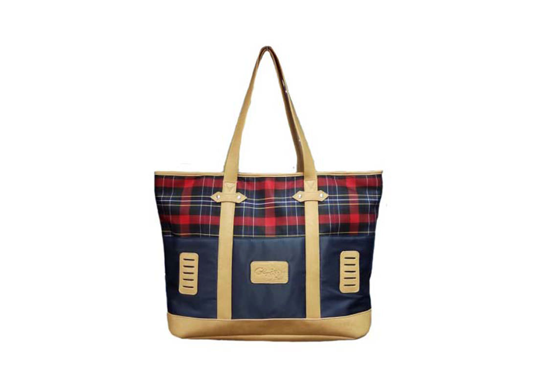 Plaid Tote Bag