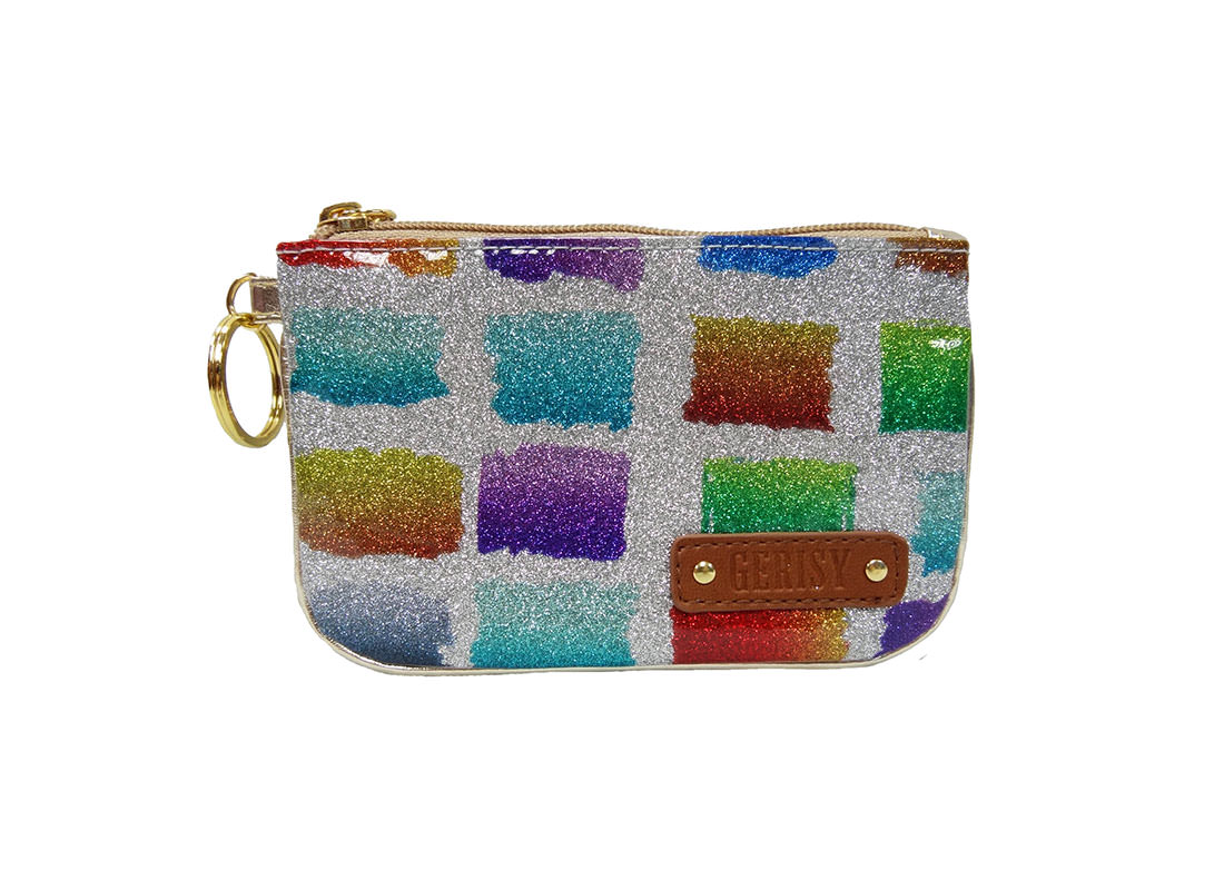 Colorful Glitter Zipper pouch