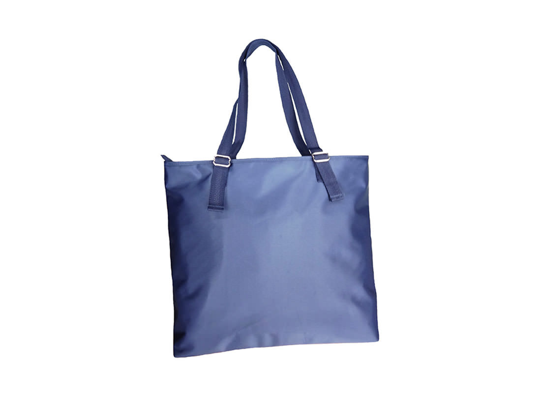 Men Tote Bag in Blue Back