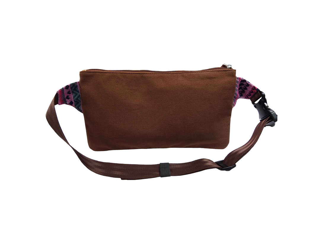 Folk Style Pattern Waist Pack for Women back