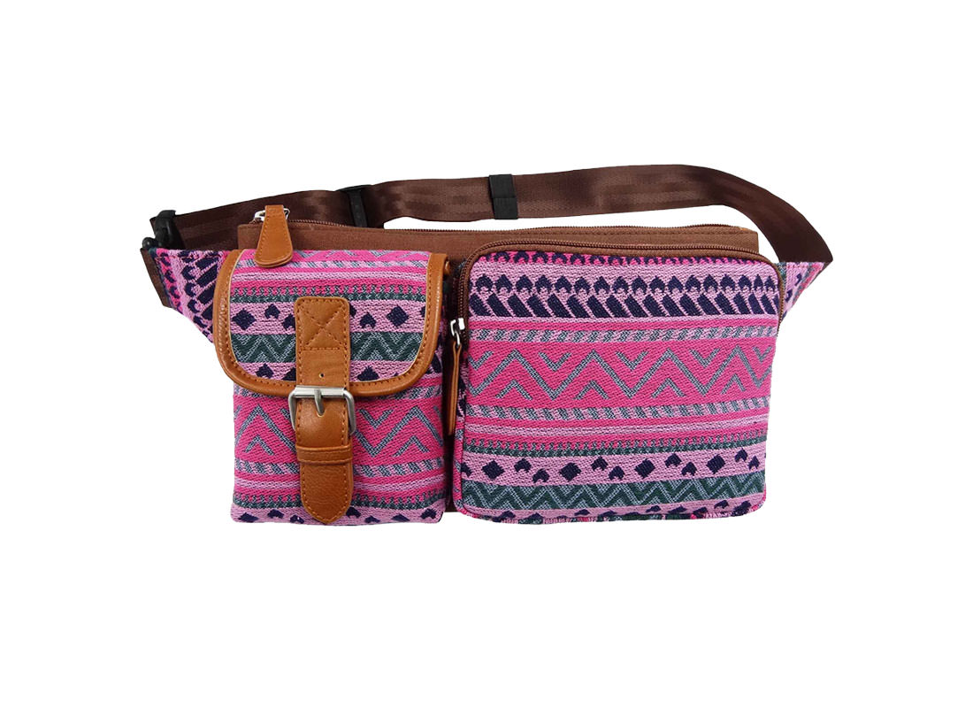 Folk Style Pattern Waist Pack for Women