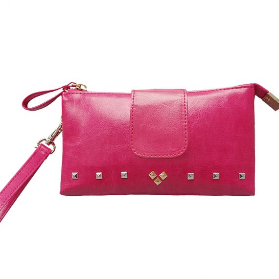 Two compartment Pouch in pink