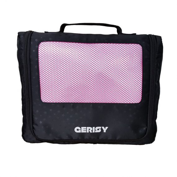 Large travel kit bag with mesh front