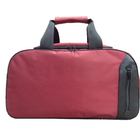 Travel Boston Bag in Red