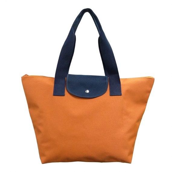 Foldable Tote in Orange