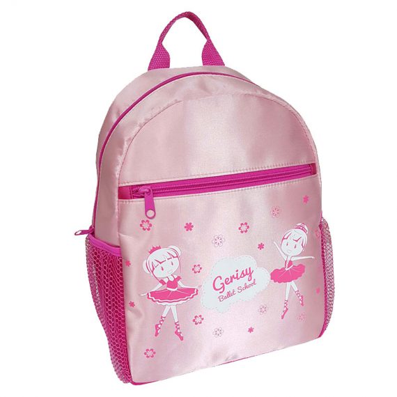 Cute backpack for girl with little ballet dancer
