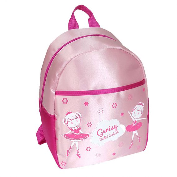 Girl Backpack with little ballet dancer print