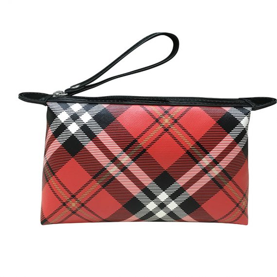 Plaid Cosmetic Pouch