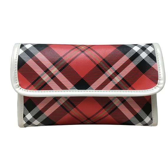 Plaid Cosmetic Bag