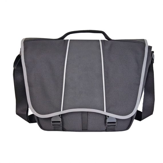 Messenger bag for men in black